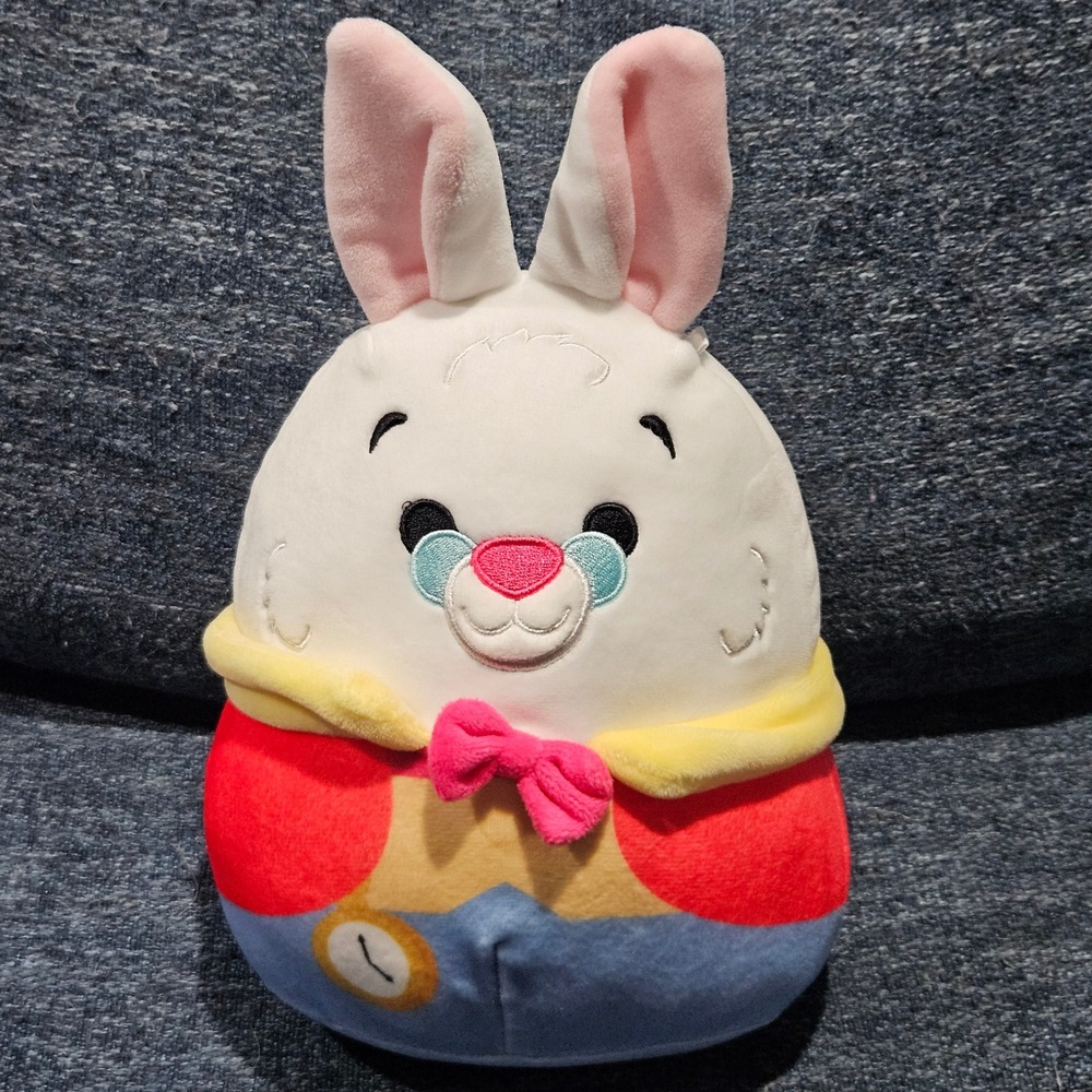 Squishmallows Disney Alice in Wonderland White Rabbit Soft Plush 8 inch 2022